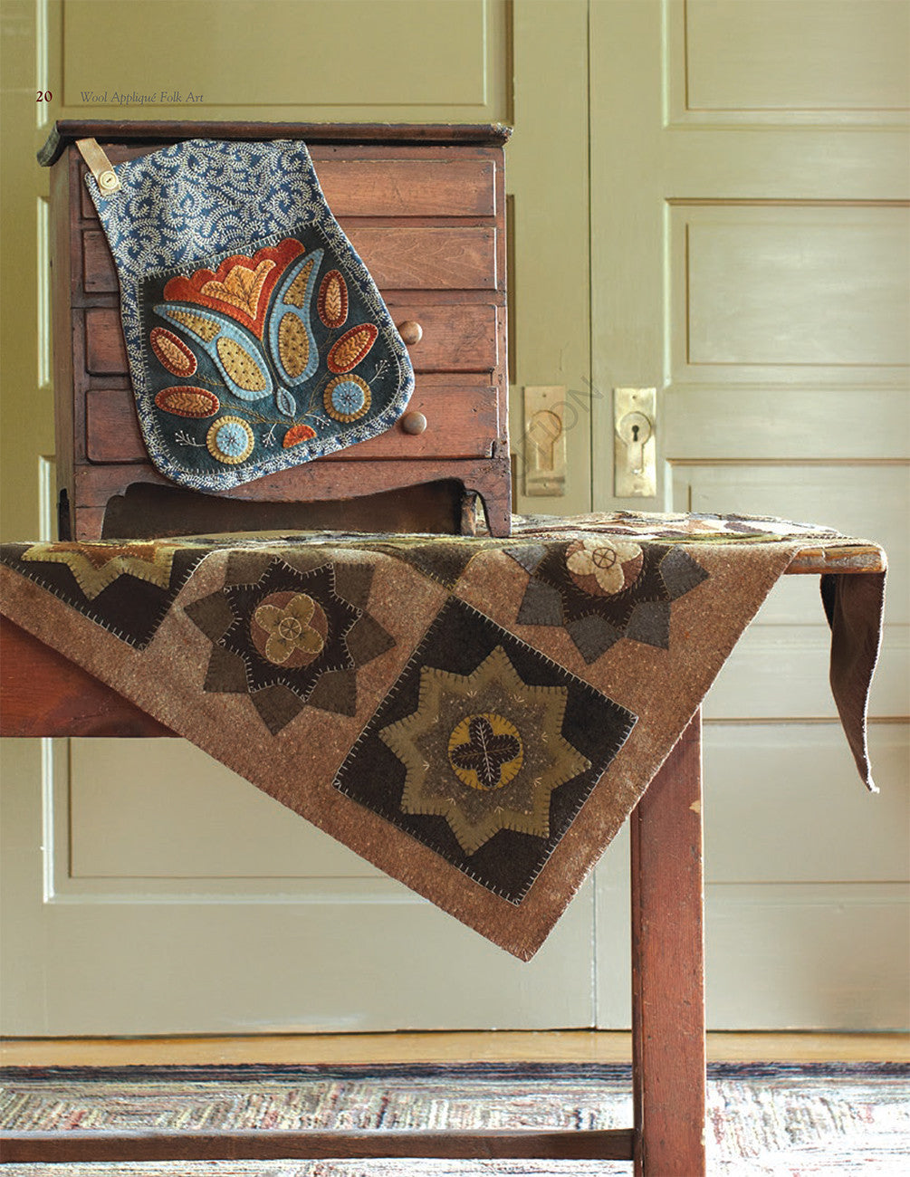 Wool Applique Folk Art