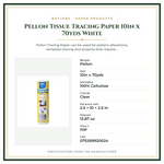 Product Specifications – Pellon Tissue Tracing Paper 10in x 70yds White