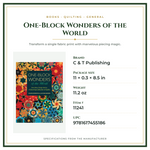 Product Specifications – One-Block Wonders of the World