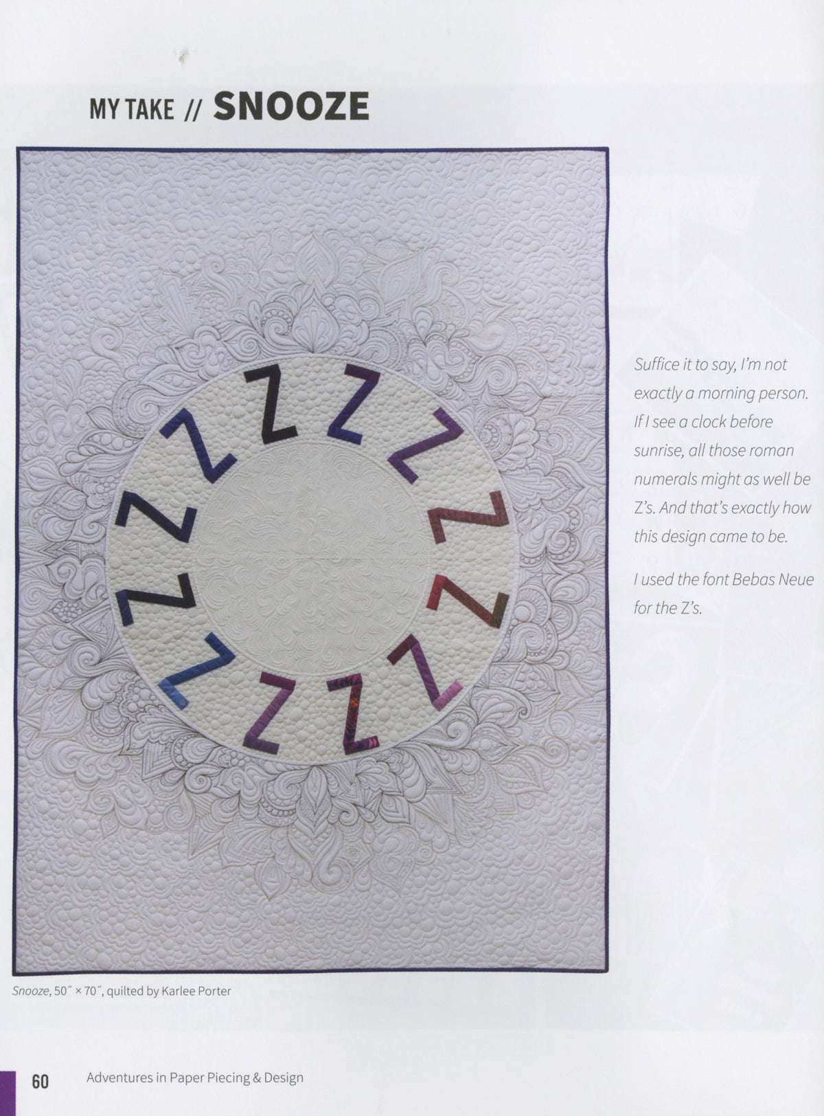 Adventures in Paper Piecing & Design
