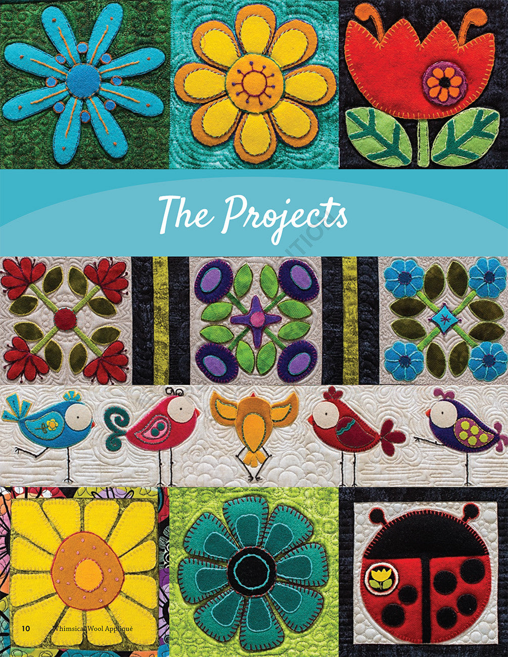 Whimsical Wool Applique