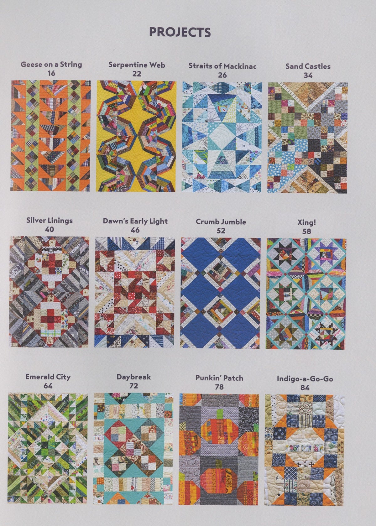String Frenzy - 12 More String Quilt Projects; Strips, Strings & Scrappy Things!