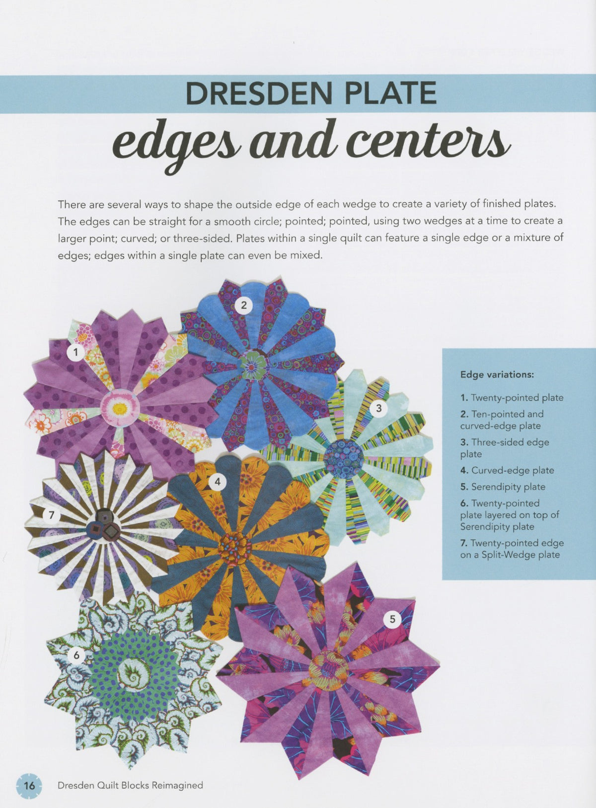 Dresden Quilt Blocks Reimagined
