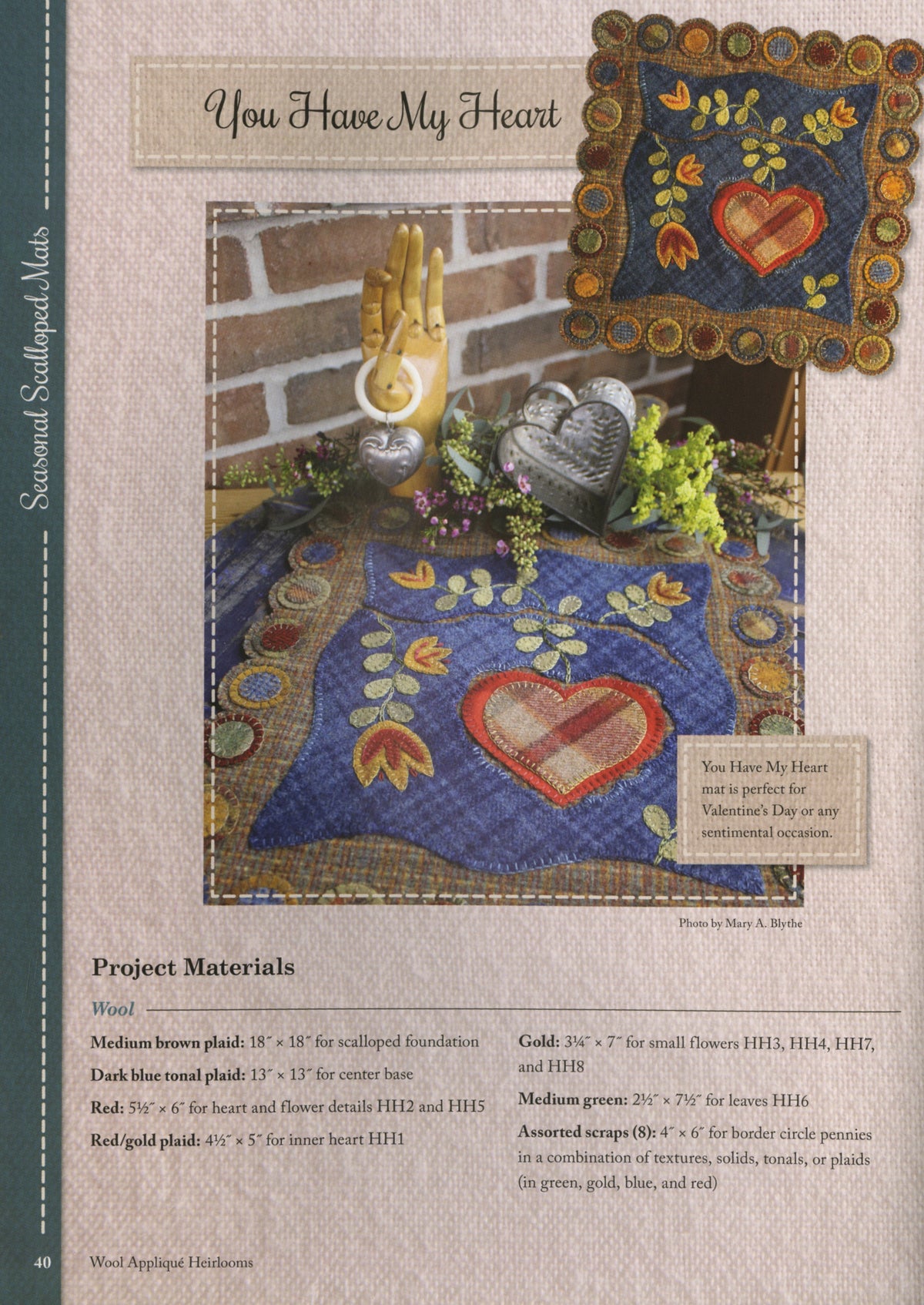 Wool Applique Heirlooms