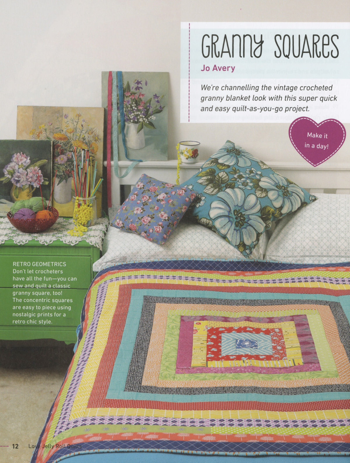 Love Jelly Roll Quilts