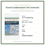 Product Specifications – Hand Embroidery Dictionary