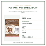 Product Specifications – Pet Portrait Embroidery