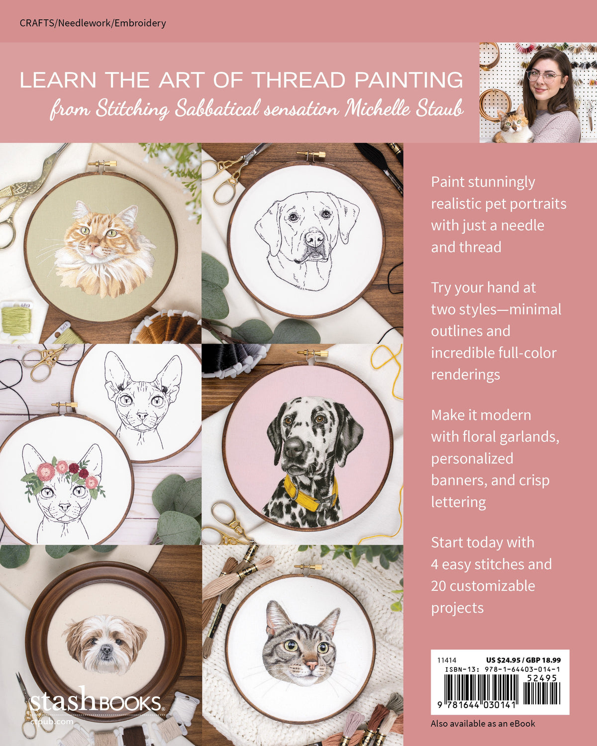 Pet Portrait Embroidery