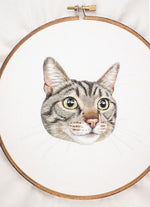 Pet Portrait Embroidery