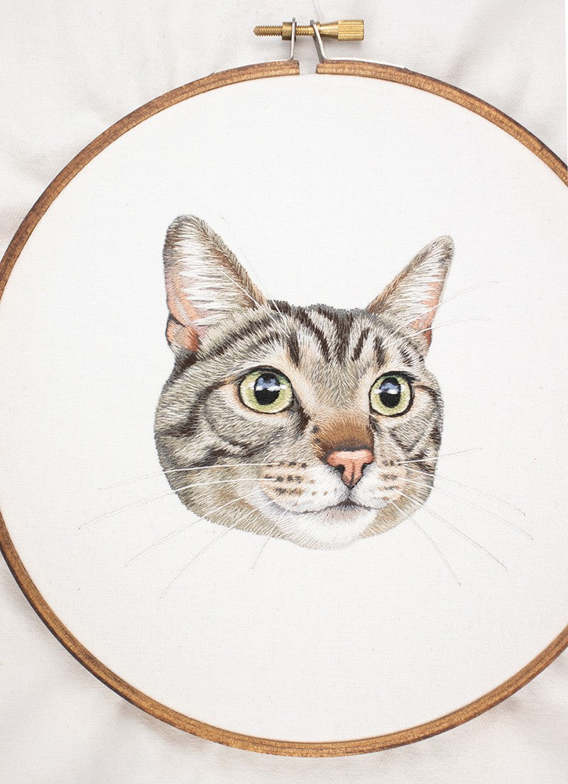 Pet Portrait Embroidery