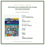 Product Specifications – 60 Fabulous Paper-Pieced Stars Second Edition