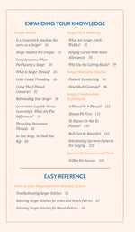 Essential Serger Reference Tool Your Quick and Easy Visual Guide