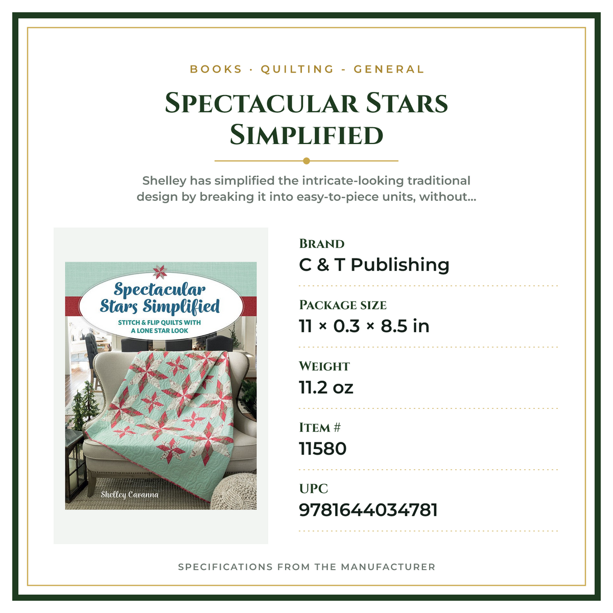 Product Specifications – Spectacular Stars Simplified