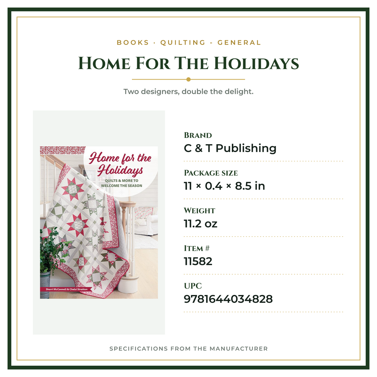 Product Specifications – Home For The Holidays