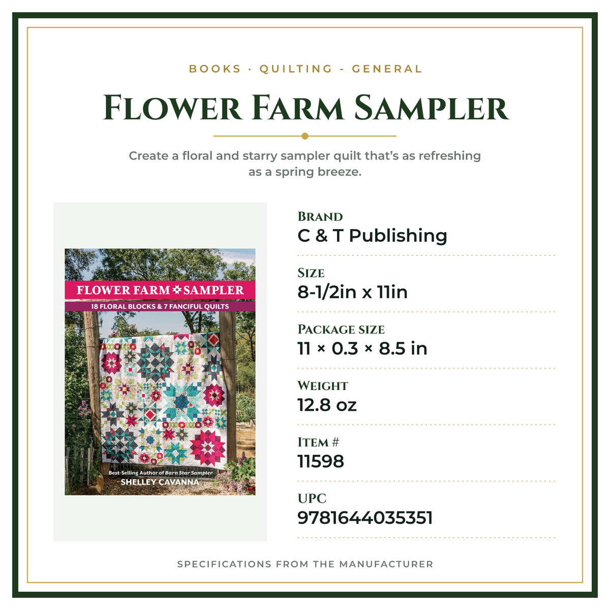 Product Specifications – Flower Farm Sampler