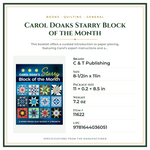 Product Specifications – Carol Doaks Starry Block of the Month