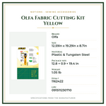 Product Specifications – Olfa Fabric Cutting Kit Yellow