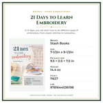 Product Specifications – 21 Days to Learn Embroidery