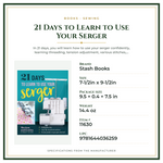 Product Specifications – 21 Days to Learn to Use Your Serger