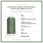 Product Specifications – Fantastico Variegated Trilobal Polyester 2000yd Samoa