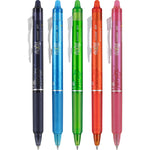 Frixion Clicker Navy Teal Lime Orange Pink 5pk