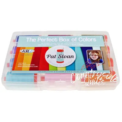 12 Large Spools Cotton 50wt Pat Sloan Perfect Box of Colors