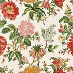 Grandma's Wallpaper - Red/Gold Double Gauze