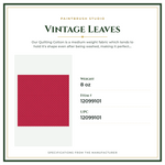 Product Specifications – Vintage Leaves