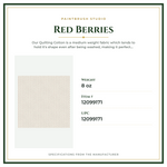 Product Specifications – Red Berries