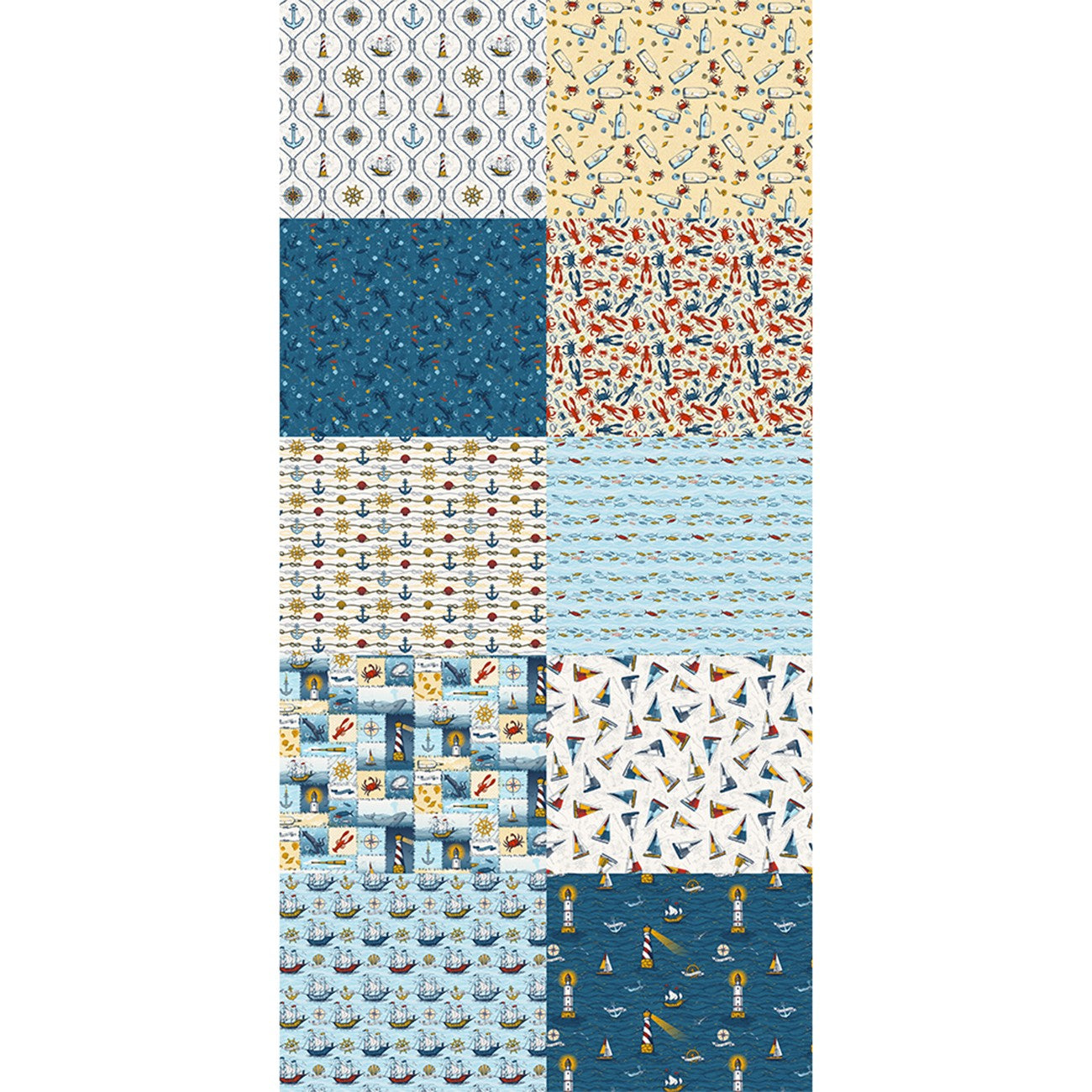 Sailor'S Life For Me Flat Fat Stack 10Pc