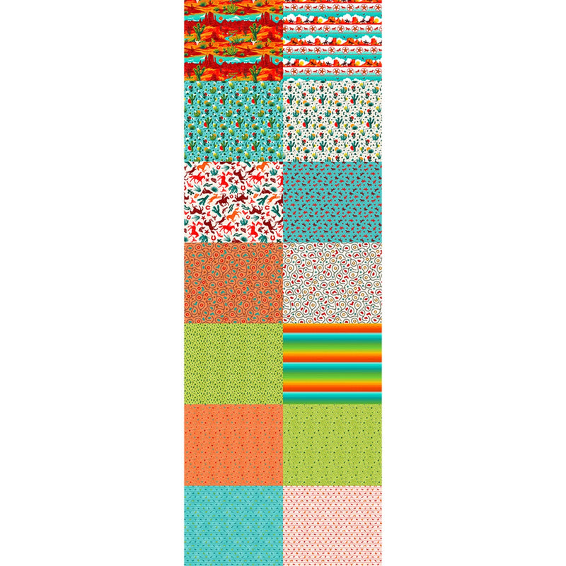 Wild, Wild West Flat Fat Stack 14Pc