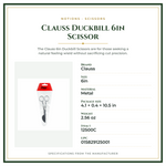 Product Specifications – Clauss Duckbill 6in Scissor