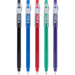 Frixion Colorsticks Black Blue Red Green Purple 5pk