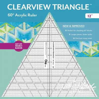 12in Clearview Triangle Ruler