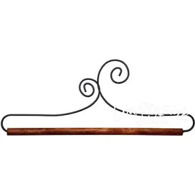 12in Double Scroll Holder With Dowel