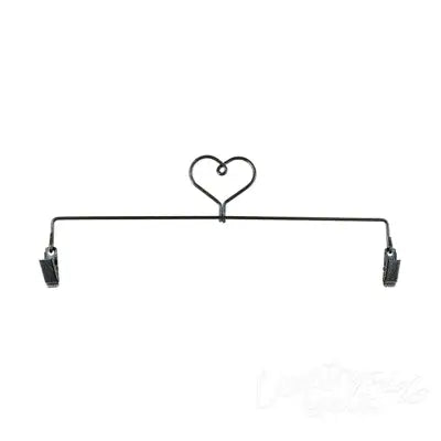12in Heart Clip Holder