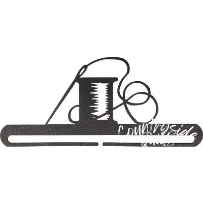 12in Needle & Thread Split Bottom Hanger Charcoal