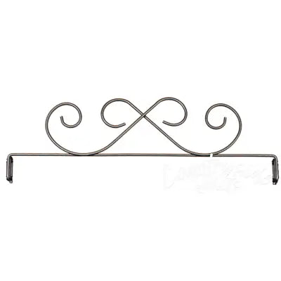 12in Scroll Header Grey