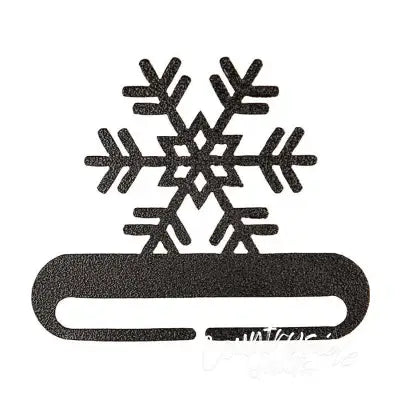 12in Snowflake Split Bottom Charcoal
