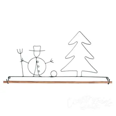 12in Snowman Fabric Holder