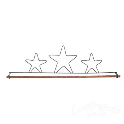 12in Three Stars Fabric Holder
