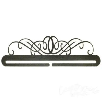 12in Windy Scroll Split Bottom Charcoal