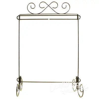 12in x 14in Scroll Single Stand Charcoal