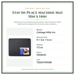 Product Specifications – Stay-In-Place Machine Mat 11in x 14in