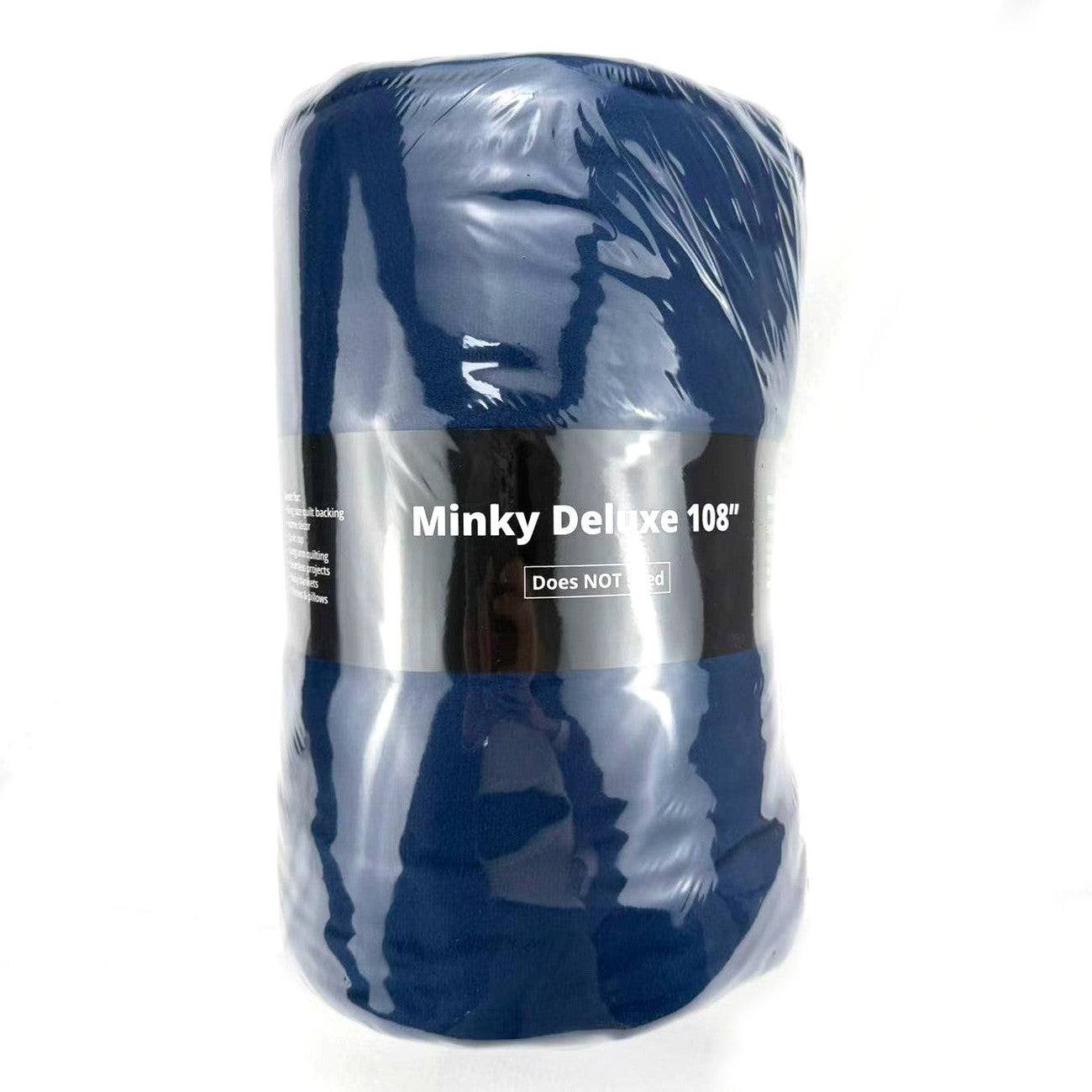 Navy Solid Minky 108in Wide - 3 Yd Pre Cut