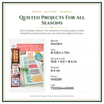 Product Specifications – Quilted Projects For All Seasons