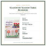 Product Specifications – Season by Season Table Runners