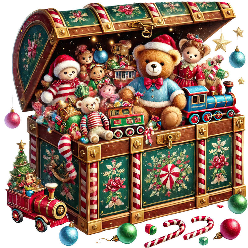 Christmas Toys Fabric Panel 20