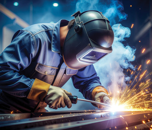 Sparks & Steel Blue 36in Panel