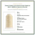 Product Specifications – Omni Variegated Polyester Thread 40wt 2000yd French Pastry